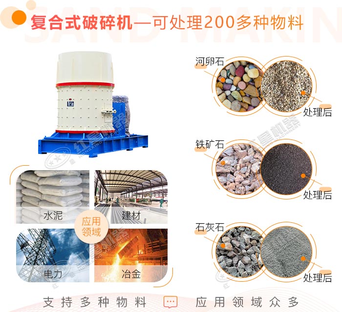 复合式破碎机使用效果